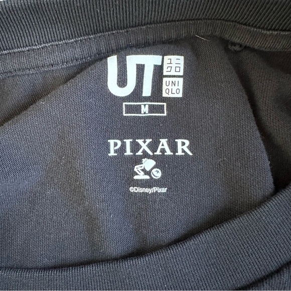 Uniqlo UT Pixar Monsters inc. Graphic T-Shirt Black Size M #180 - Picture 4 of 4